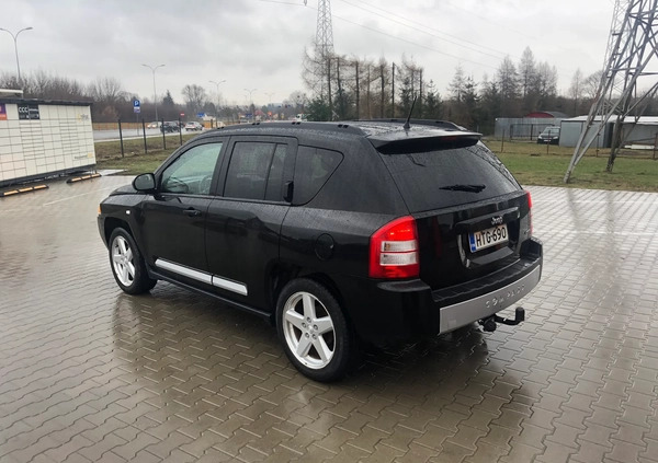 Jeep Compass cena 27900 przebieg: 186000, rok produkcji 2008 z Białystok małe 79